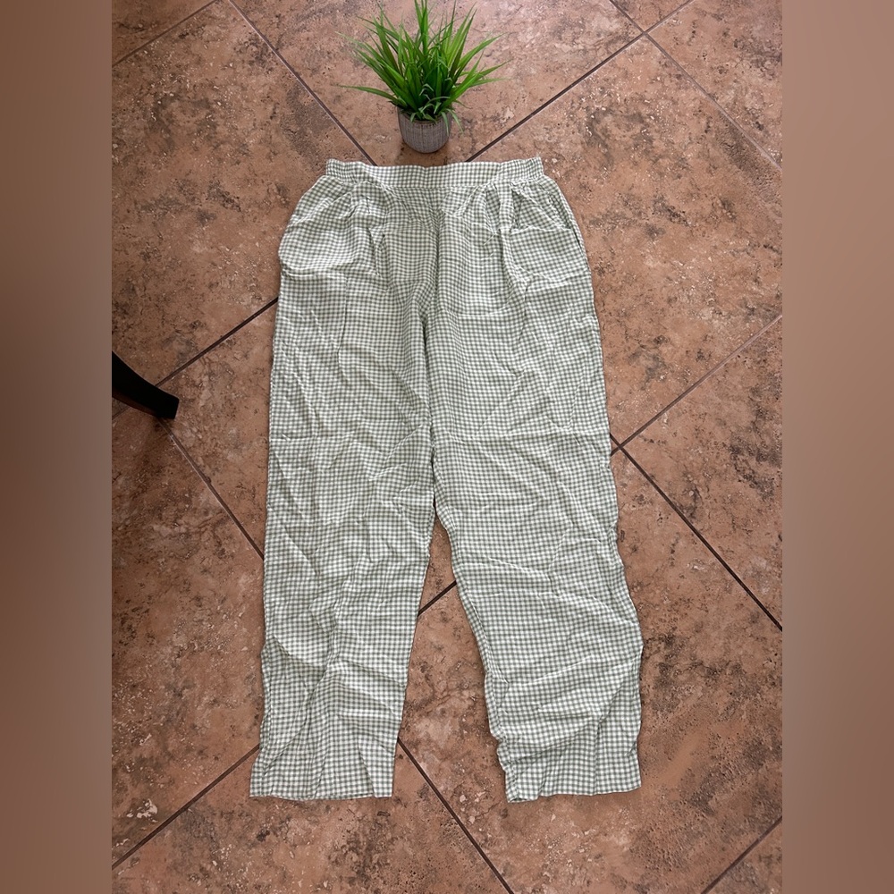Vintage Gina Peters gingham pants